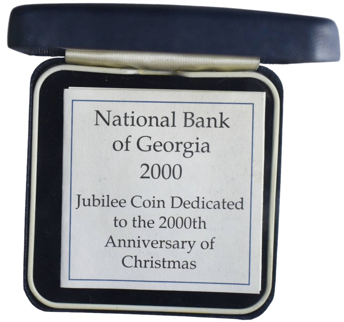 Geo-001 Georgia 2000th Anniversary of Christianity 10 Lari, 2000, cupronickel — Obverse